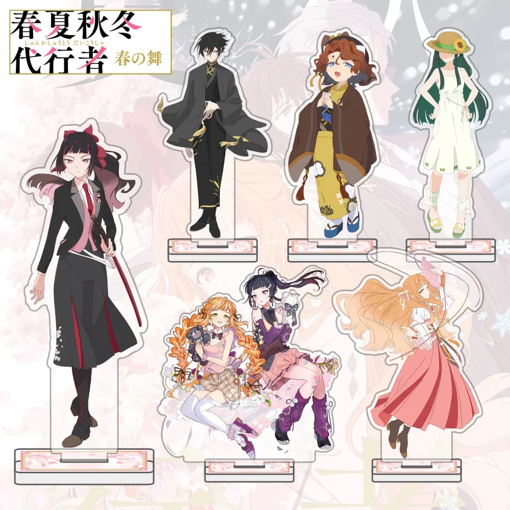 Shunkashuutou Daikousha: Haru no Mai Acrylic Stand Model Kayo Hinagiku keychains Figure Ornament Desktop fans Anime gifts
