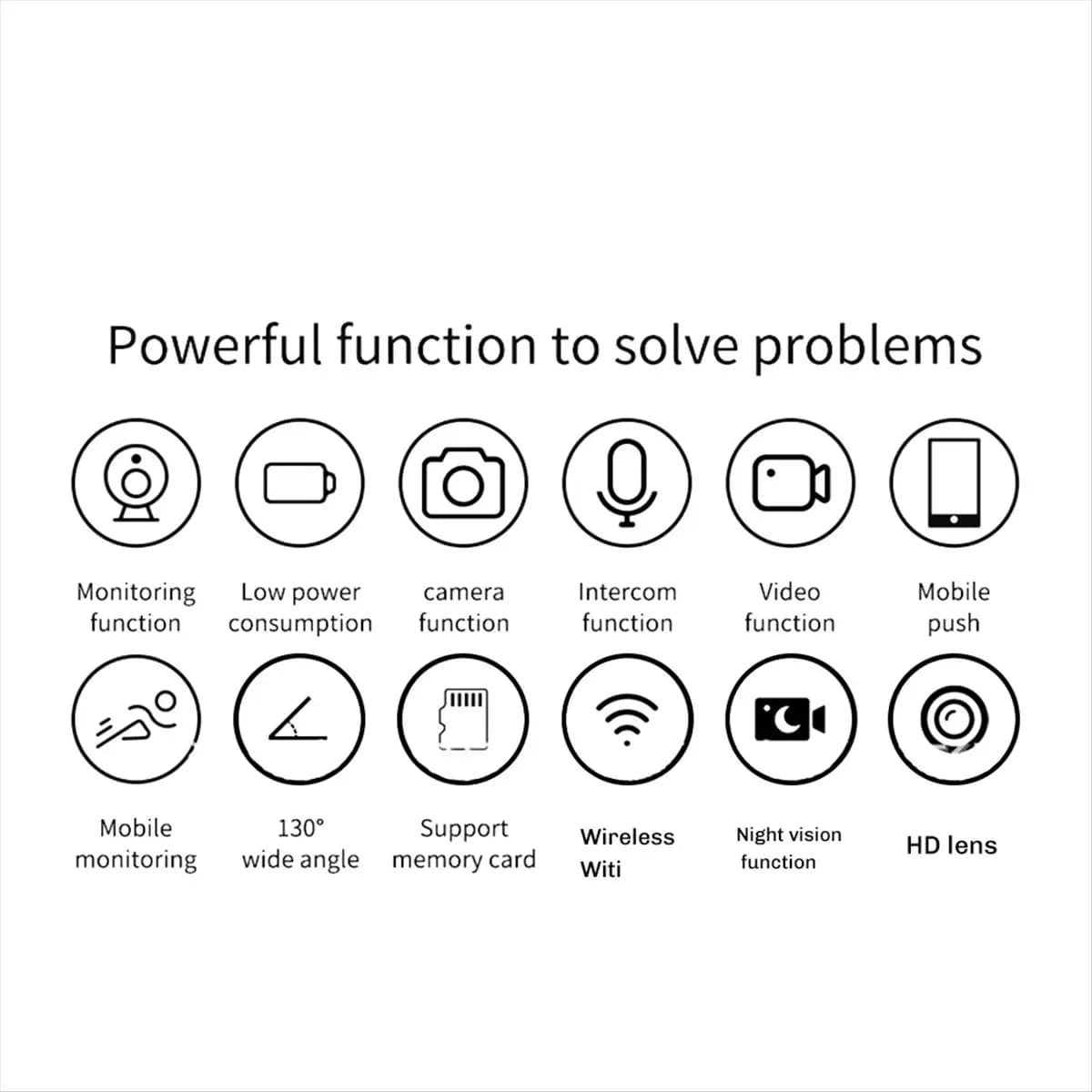 DTC5 Tuya Smart Home Doorbell Camera Waterproof WiFi Video Intercom 1080P Outdoor Security Protection TwoWay Audio Silver(EU)