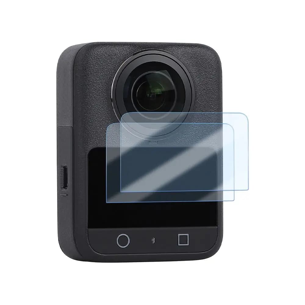 Pellicole protettive in vetro temperato Pellicola protettiva antigraffio HD in vetro temperato per accessori per fotocamera d'azione DJI Osmo 360