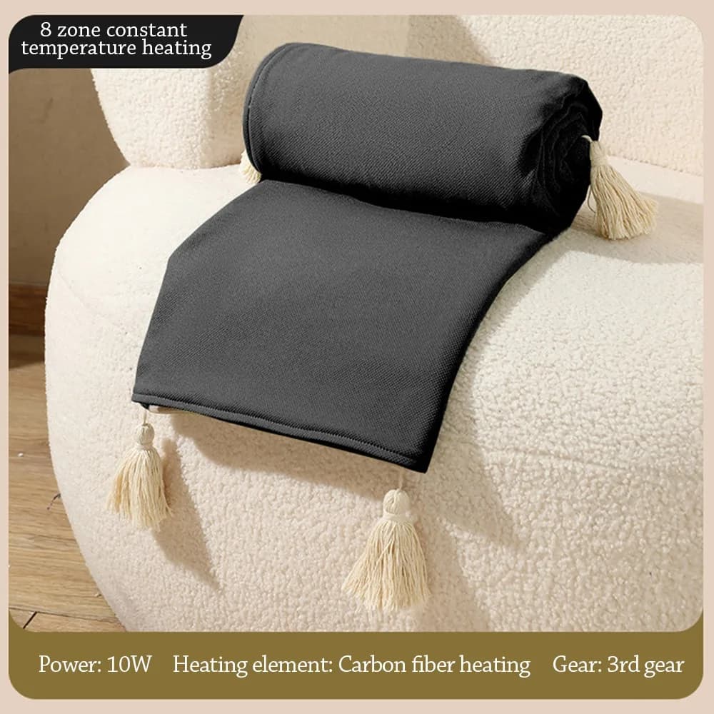 Coperta riscaldata elettrica USB indossabile da ufficio Abbigliamento caldo Coperta scialle lavabile Scialle caldo portatile per l'inverno