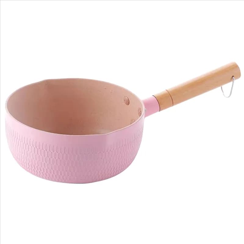 A26F-Padella per latte, Padella per bambini, Padella per neve, Padella e Pentola bollente - 1 Set di padelle antiaderenti Fornello a induzione integrato, Design universale