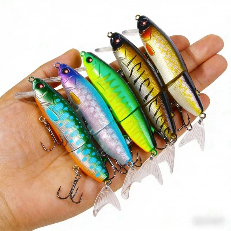 Set di Esche Artificiali Multi-sezione 12CM2Festival15.5G, Esca Bionica ad Alta Simulazione, Confezione per Attrezzatura da Pesca, Speciale per Pesca al Bass