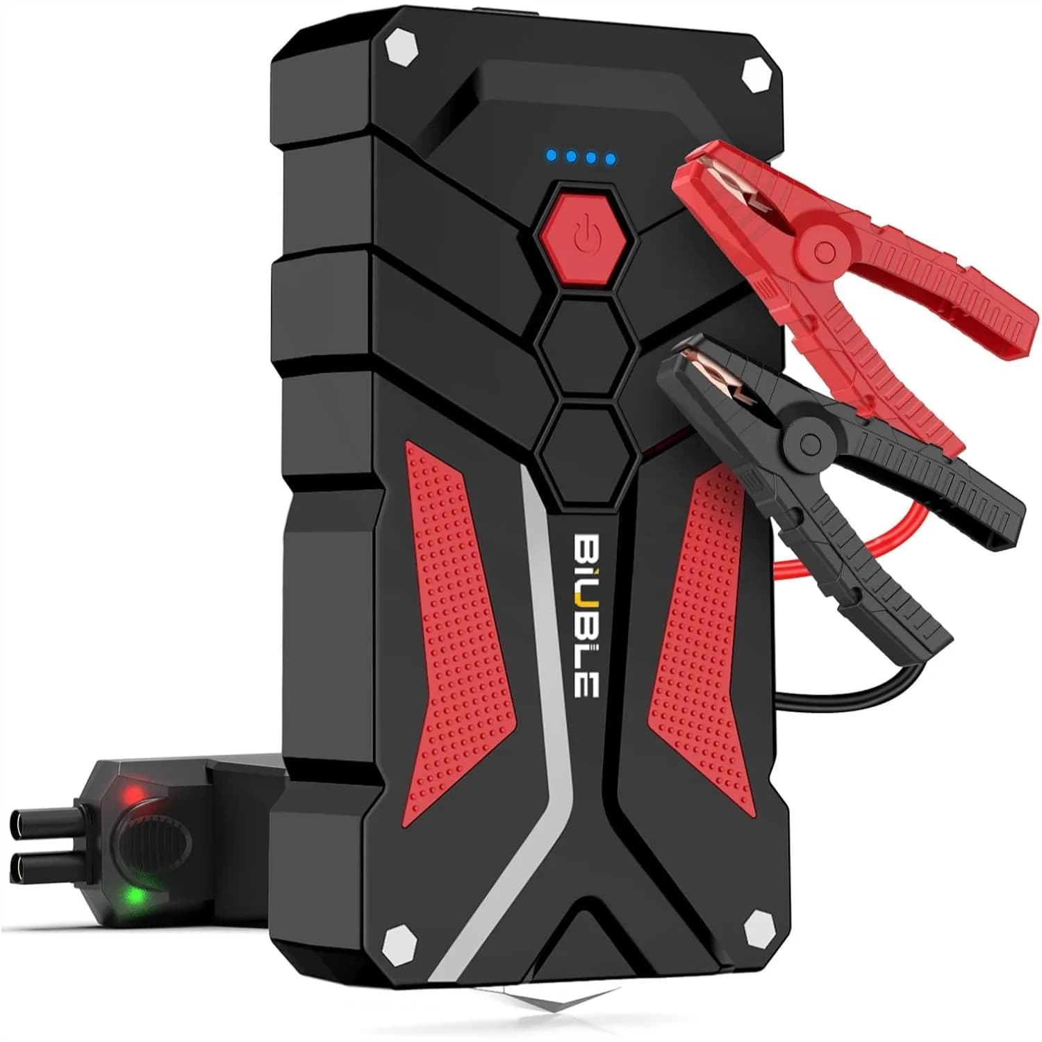 Avviatore di Emergenza 5000A con Ricarica Rapida USB-C per Auto, Camion, SUV e Barche da 12V fino a 7.0L Benzina o 5.5L Diesel