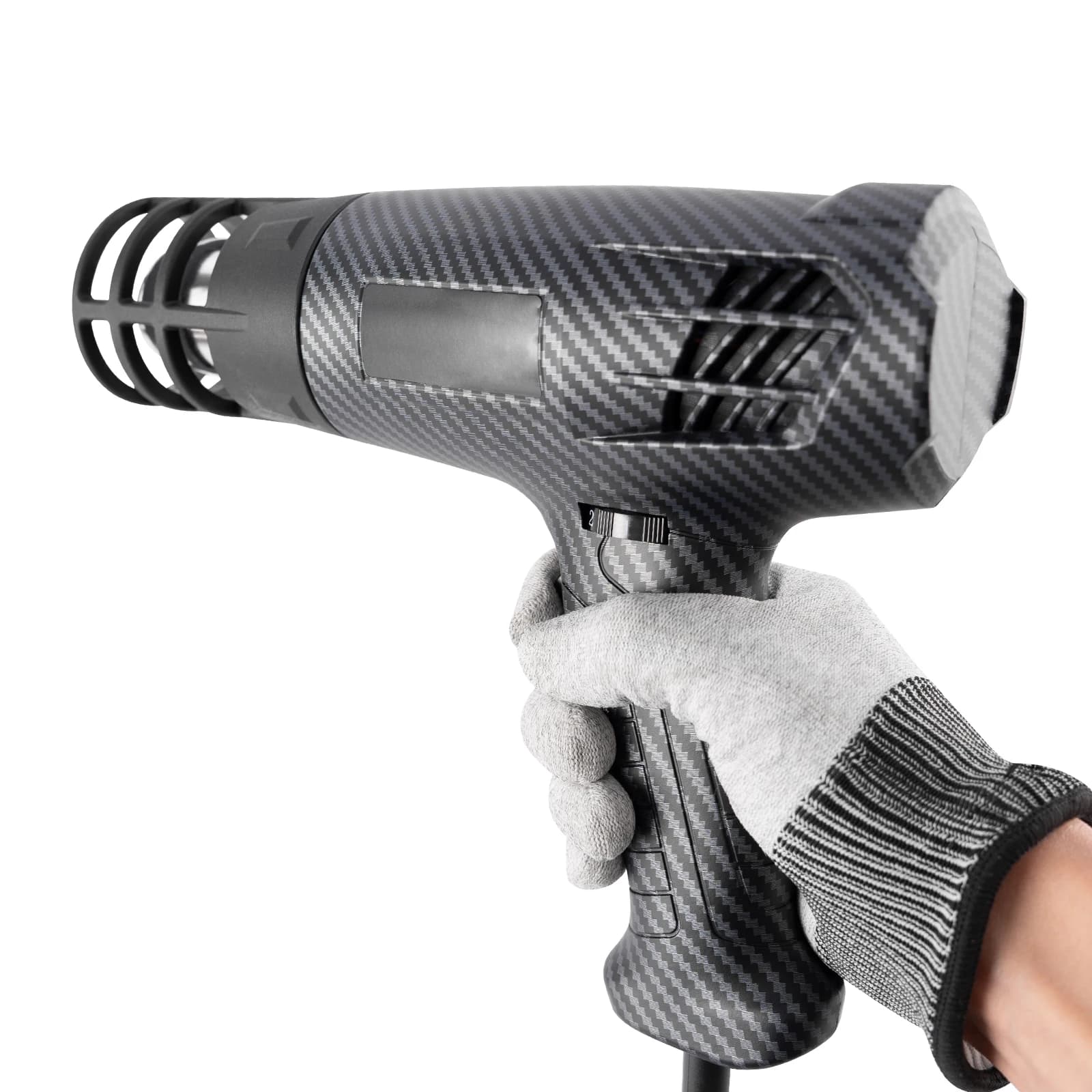 220V Hot Air Gun Heat Source Tool with Adjust Temperature Car Wrapping Tool Fast Heating Heat Gun