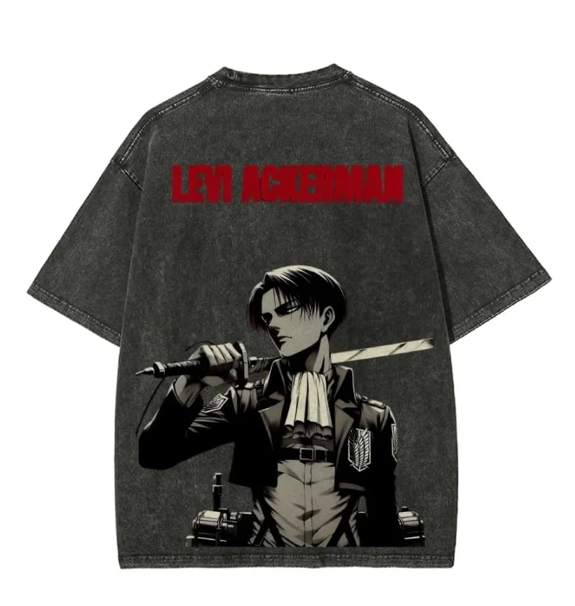 Attack on Titan Men and Women Summer Fashion Casual Clothing Retro Street Style Anime Printed Cotton T-shirt