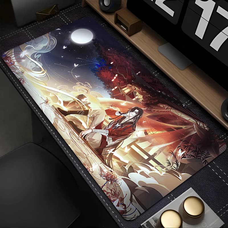 Mouse Mat Office PC Game Accessories Laptop Keyboard Carpet China Anime Print HD Mouse Mat Tian Guan Ci Fu Extended desk mouse pad