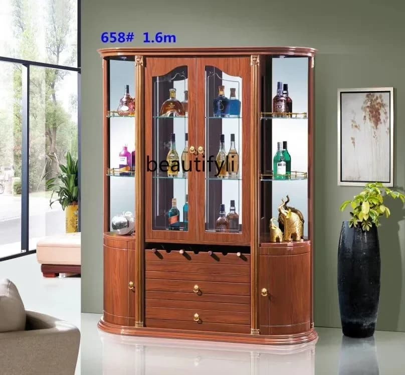 ssK178 ss25A Armadietto per vino per vendite dirette in fabbrica, moderno e semplice, con porta in vetro, armadietto per vino, mobili per la casa