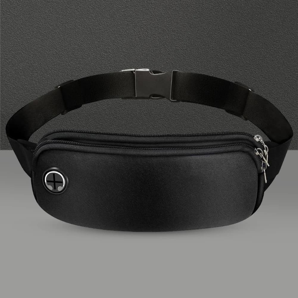 Marsupio Leggero da Corsa con Striscia Riflettente, Impermeabile e Traspirante, Ideale per Pesca, Viaggi e Corsa