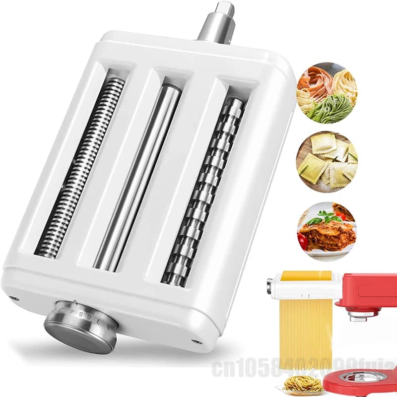 Rullo per Pasta Fettuccine Spaghetti Cutter Noodle Maker mixer per KitchenAid Stand KA Kitchen Aid Set di accessori per spazzole per la pulizia
