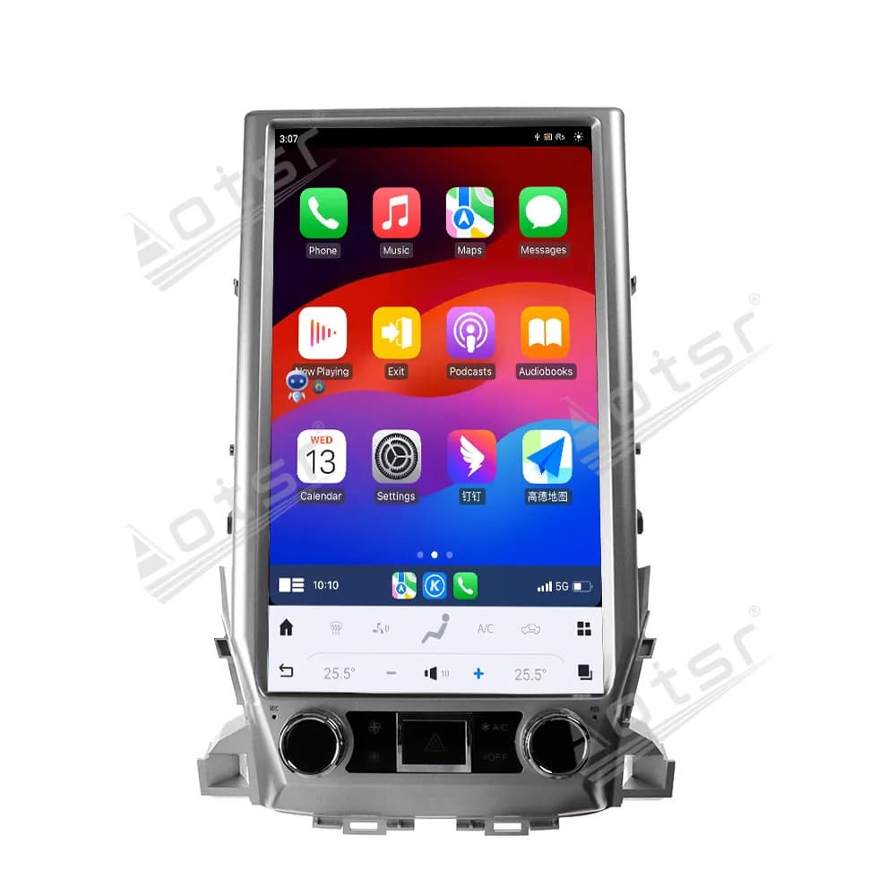 Per Toyota Land Cruiser 2018 Navi GPS per auto da 16" ad alta configurazione con CarPlay, sistema multimediale touchscreen Android Auto HD