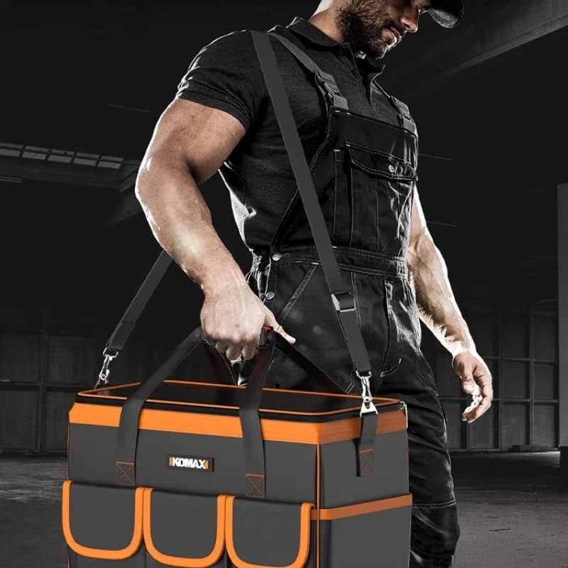 Melotough Tool Holder Bag, Camping Tools Backpack, Set Bretelle Porta Attrezzi da Officina, Business Bag for Home and Laboratory