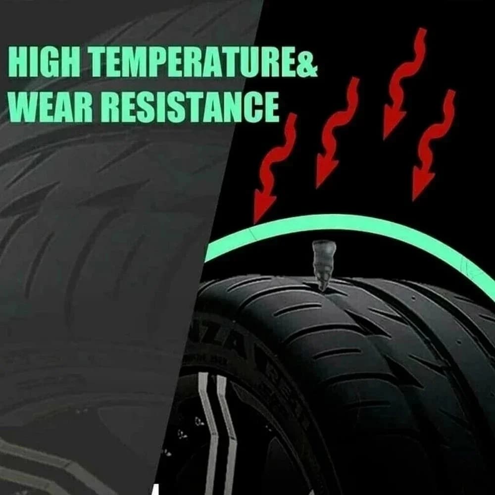 10-21Pcs Vacuum Car Tyre Repair Rubber Nail Set Tire Screws Tubeless Repair Tools Kit for Motorcycle Truck