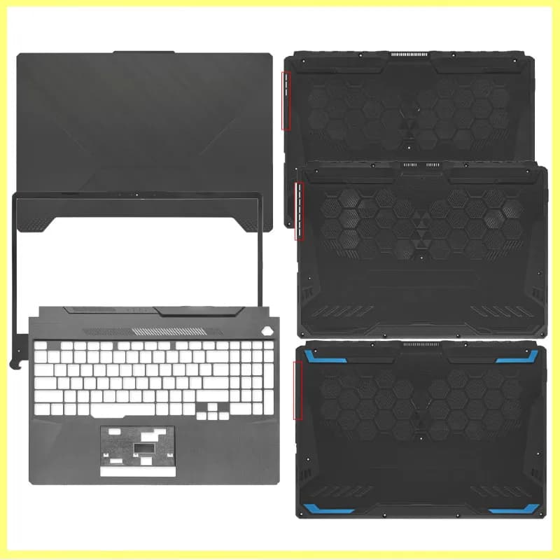 Nuova Cover Posteriore LCD per Laptop/Mascherina LCD/Cover Poggiapolsi/Cover Inferiore per Asus A15 F15 FX506 FA506 FA506Q FA506U FX506U FX506H