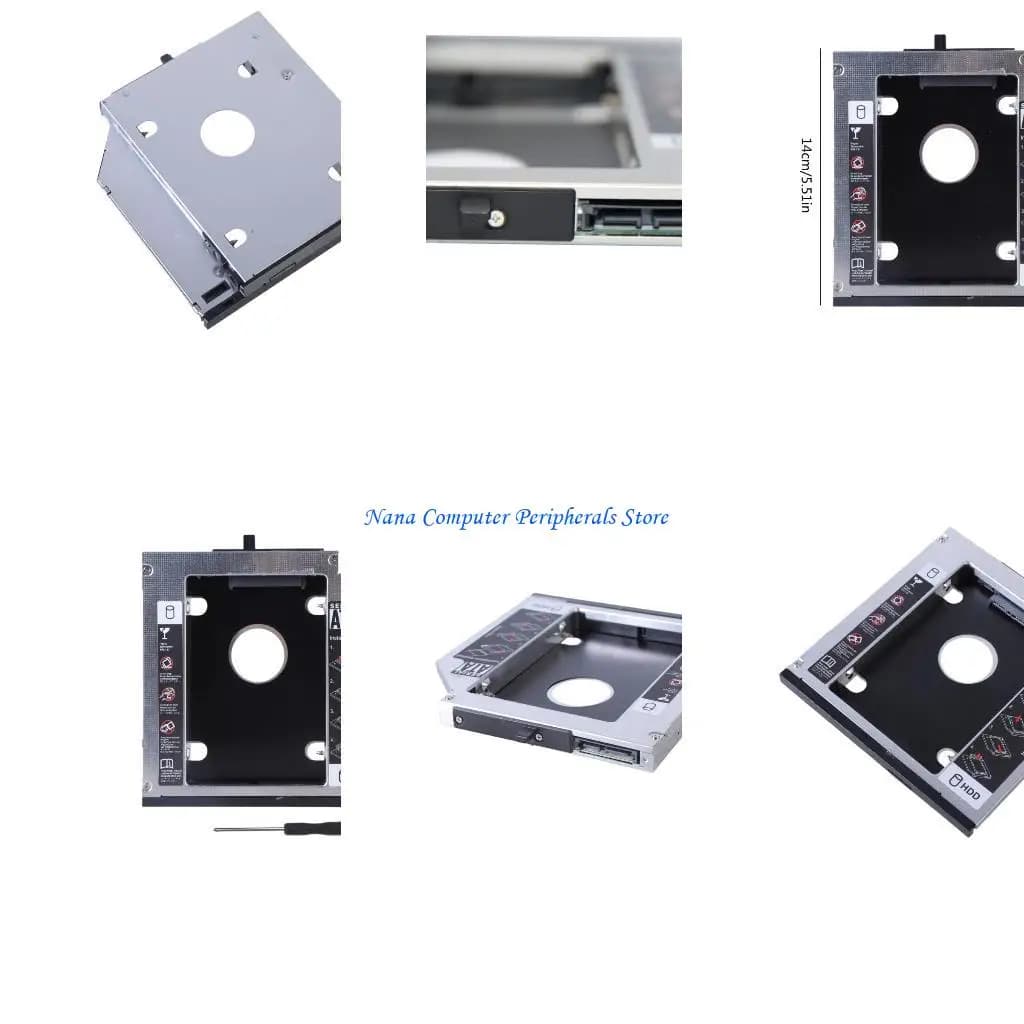 F68C 9,5 mm 2nd HDD SSD Drive Hard Drive per ThinkPadt420 DVDROM Optical Bay
