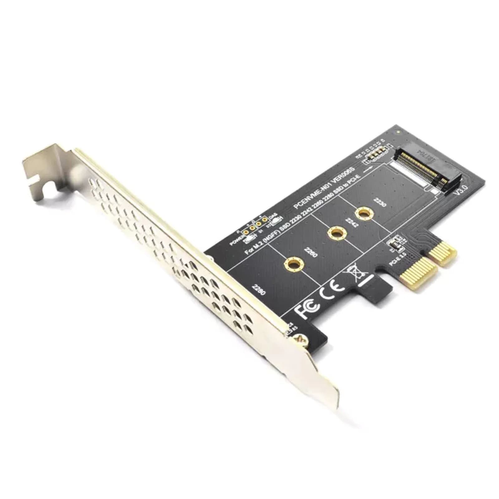Scheda Adattatore PCI-Express 1X a M.2 NGFF per Samsung PM970 980 981 PM961, da PCIE 3.0 X1 a NVME SSD M2, Supporta 2230 2242 2260 2280