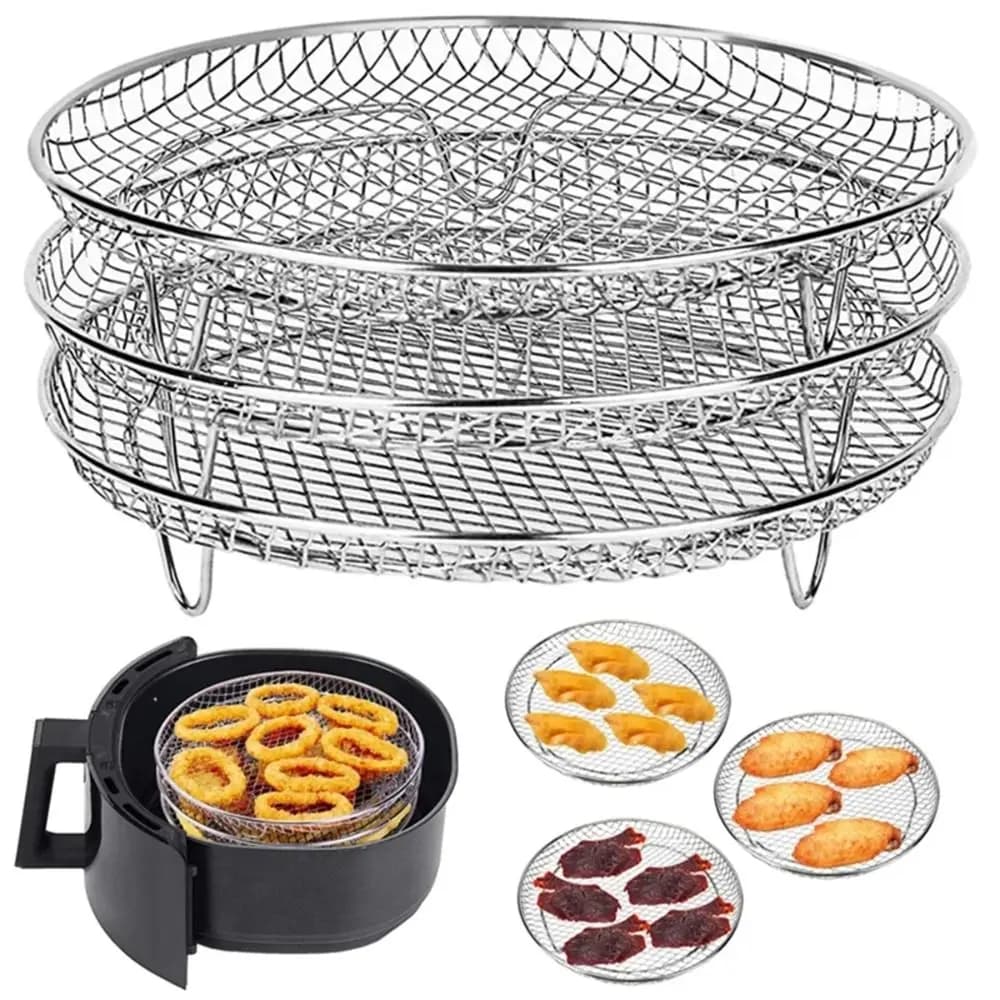 Durable Stackable Air Blower Tray Kitchen Gadget, Non-stick, Stainless Steel