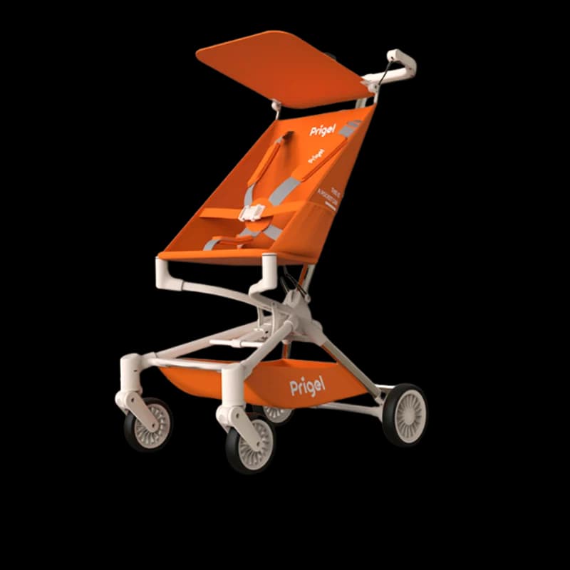 Passeggino per auto tascabile per bambini Solo passeggino leggero da 3,8 kg Ruote ammortizzanti caricate a molla integrate Push Ombrello Car