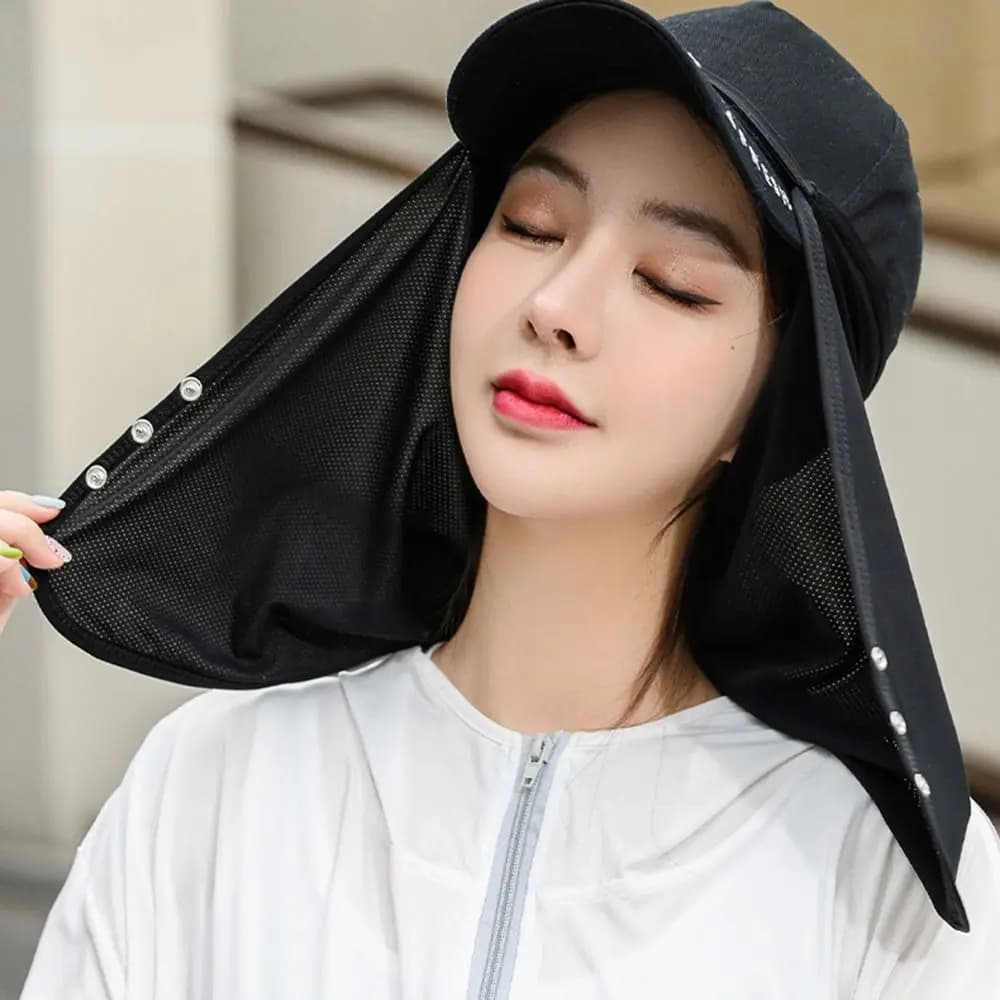 Sciarpe Protettive per il Viso da Donna, Maschera con Protezione UV, Sciarpa in Seta, Maschera Solare, Velo Protettivo Anti-UV, Copertura Viso