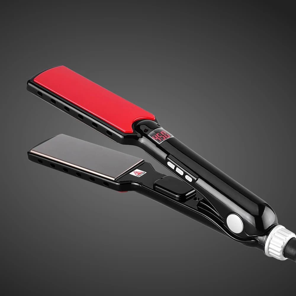 Titanium 480F Hair Plate Professional High-Temperature Wide Plates Iron and Hair Brush PTC Treatment