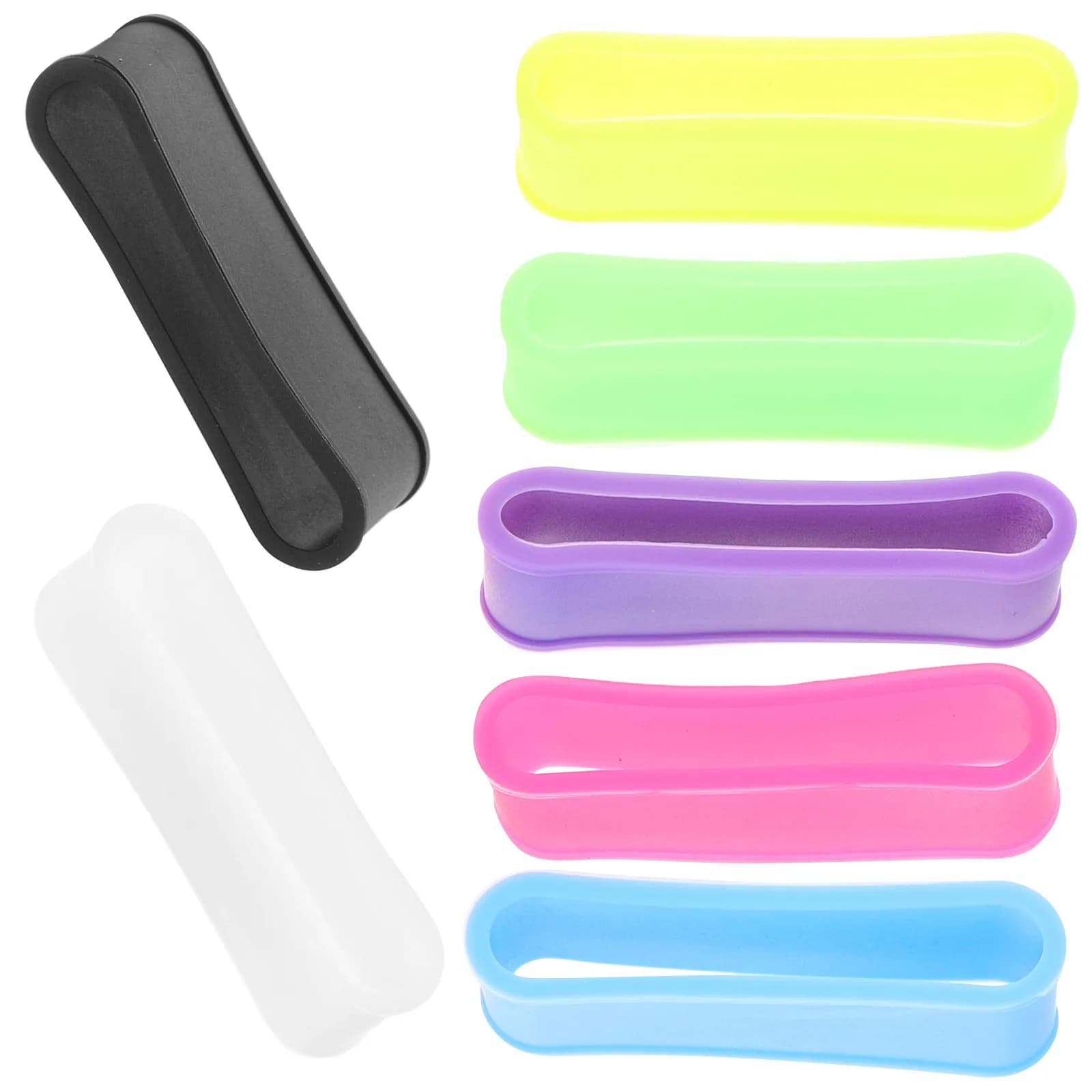 7 Pcs Badminton Racket Overgrips Tennis Accessories Sweat-absorbent Rubber Band Non-skid