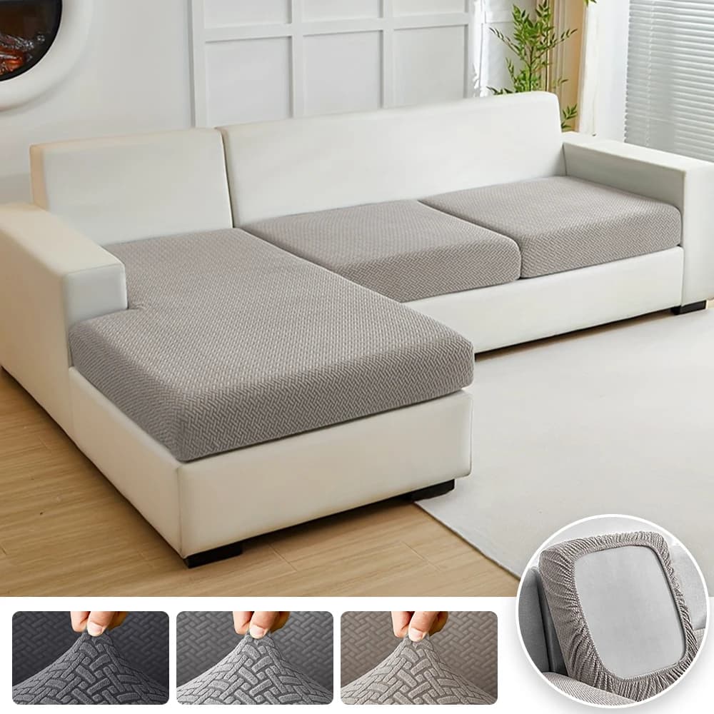 Soft cover in Jacquard with Twill motif, Dustproof, Washable, Furniture protection, for Living and Furniture Home, 1 Piece