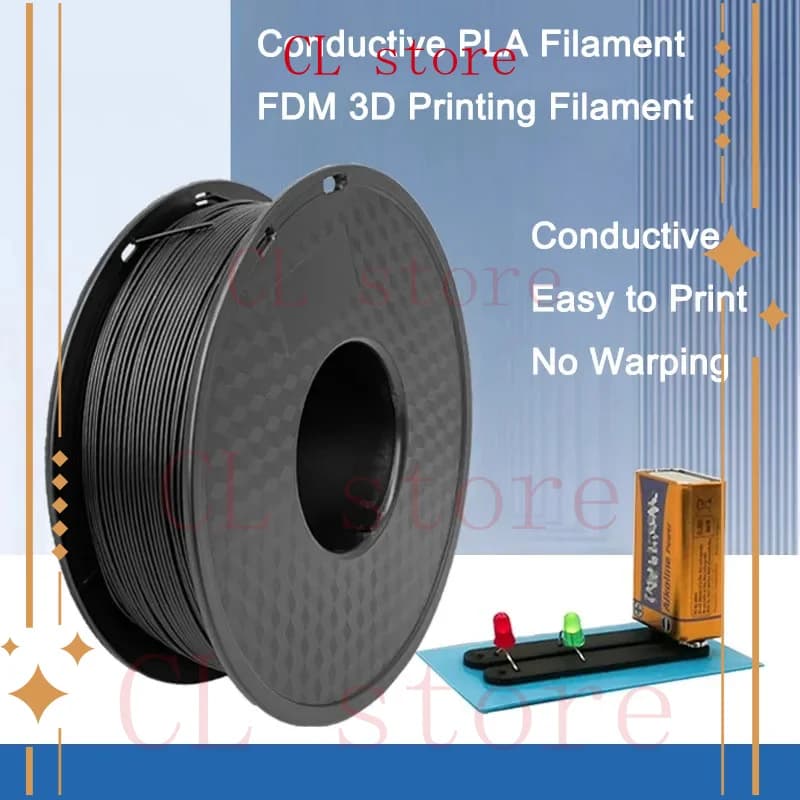 3D Printer Conductive Filament PLA 1,75 mm 3D Printer Consumables 3D Printing Special Material Plastic Material FDM