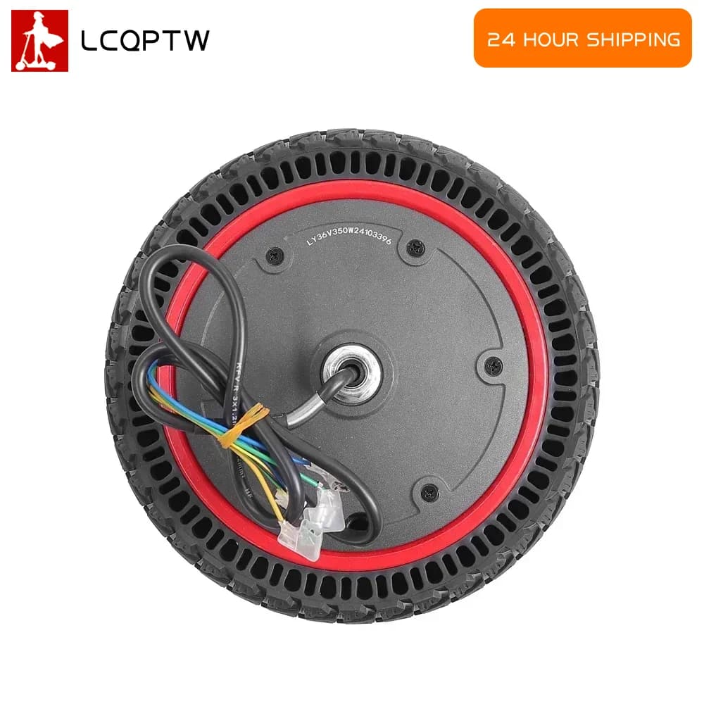 Motore Ruota da 350W 36V per Monopattino Elettrico Xiaomi M365 Pro2 1S Lite, Ricambio Motore Ruota con Pneumatico Antiscivolo