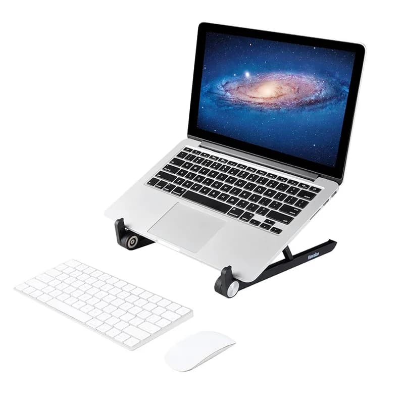 Supporto per laptop universale regolabile in altezza portatile pieghevole in alluminio