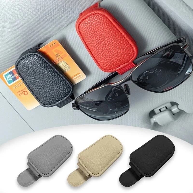 Universal Clip for Auto Sunglasses, Card Holder & Tickets, Sun Glass Holder, Pen Door, Eye Hook, Car Interior Accessories