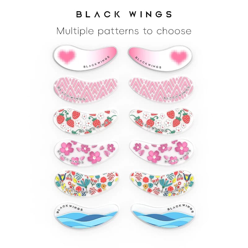 1 paio riutilizzabili cuscinetti per ciglia in silicone patch per estensione ciglia design a forma di U ciglia sollevamento gel cuscinetti per occhi strumenti per il trucco di bellezza