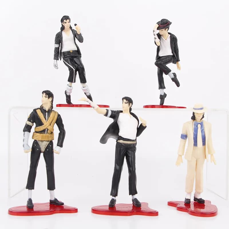 5 pz/set Michael Jackson PVC Action Figure Giocattoli di Modello 11 cm