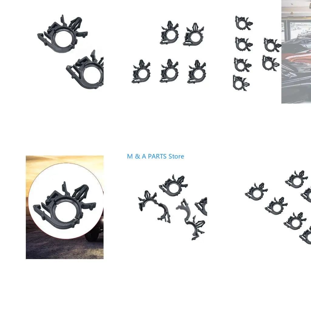 U1JF Automotive Car Wire Harness Routing Clip Assortment Universal Loom Routing Retainer Clips Cable Pipe Tie Wrap Clamp
