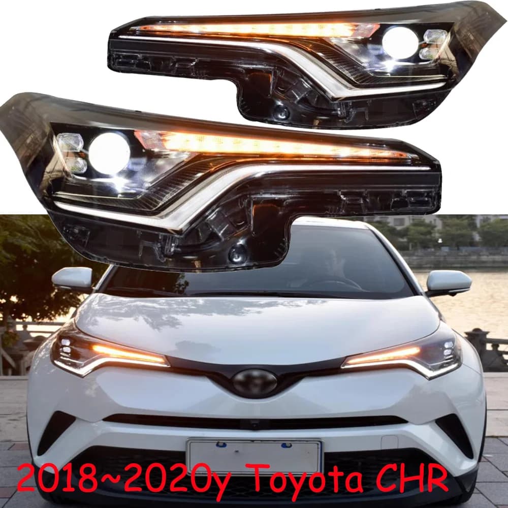 car bupmer head light for Toyota CHR headlight CH-R LED 2018~2020y car accessories DRL fog for Toyota chr headlamp