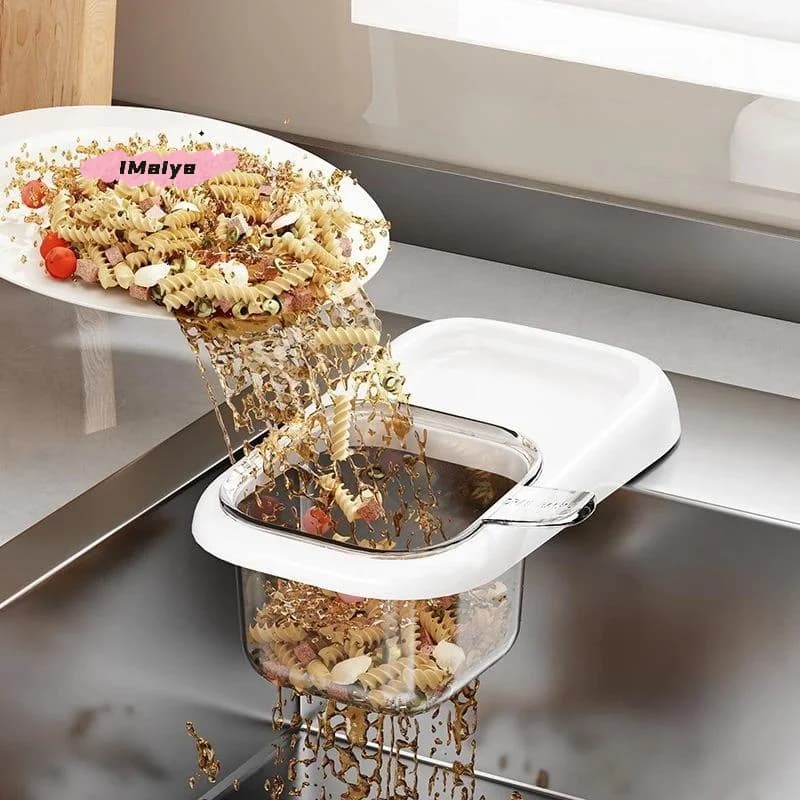 Cestello M-Sink con ventosa, scolapiatti e portaoggetti, filtro per lavello da cucina per la prevenzione degli intasamenti e il lavaggio della frutta