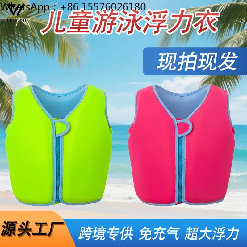 Children's Life Jacket Large Buoyancy Vest Swimming Large Buoyancy Vest Baby Beach Children's Buoyancy Vest Swimming Equipment