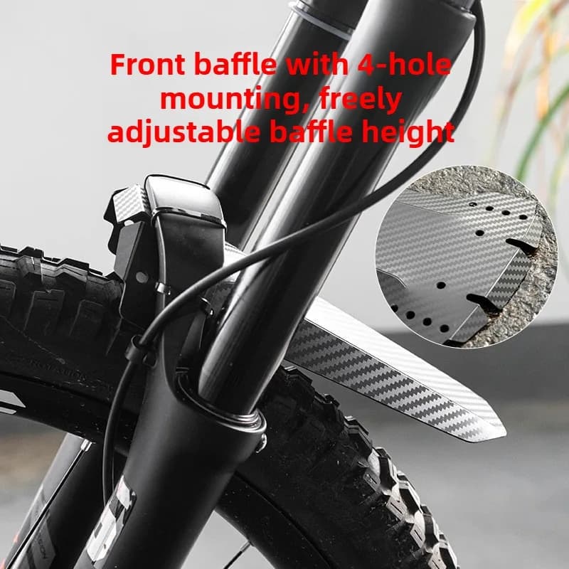 2 Piece Set Bicycle Fender Bike Mud Guard For Front Rear Wheel Ultralight Cycling MTB Mud Guard Wings Bicycle Protective Parts