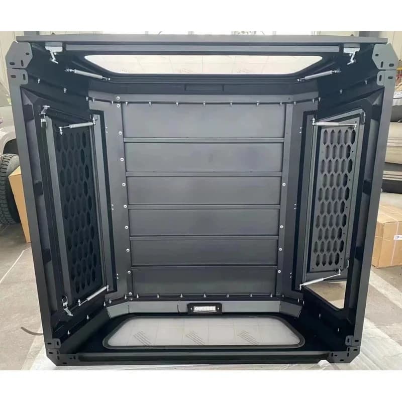 Hardtop in Acciaio per Pickup, Guscio Camper con Finestrini Scorrevoli per Hilux e Altri Pickup