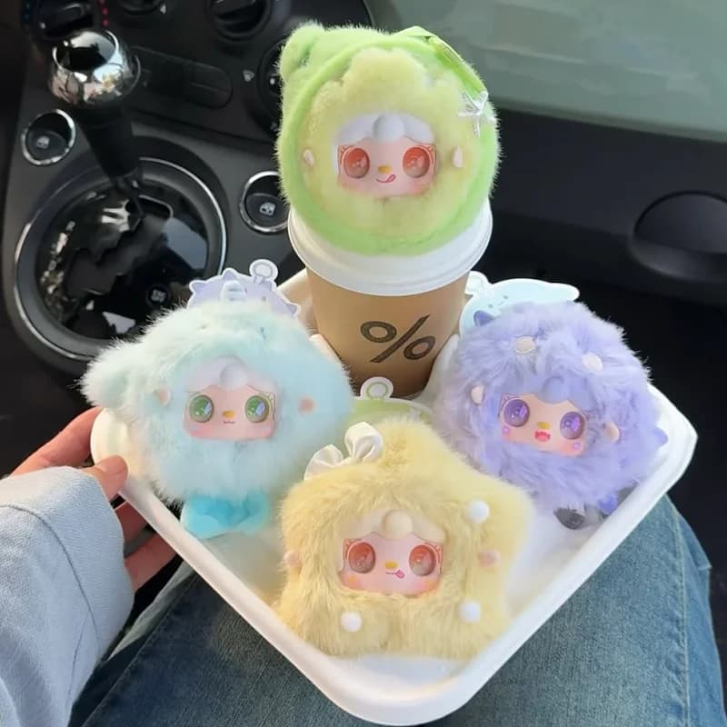 New Genuine Yooki Blues Bubble Series Blind Box Desktop Ornament Room Decorations Keychain Practical Decoration Cute Bag Pendant