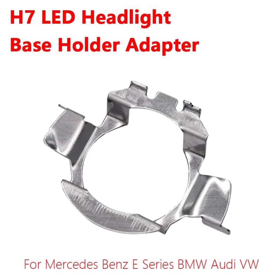 2 pz H7 Auto LED faro adattatore Base presa per Mercedes Benz serie E BMW Audi VW Buick Nissan Auto Light accessori