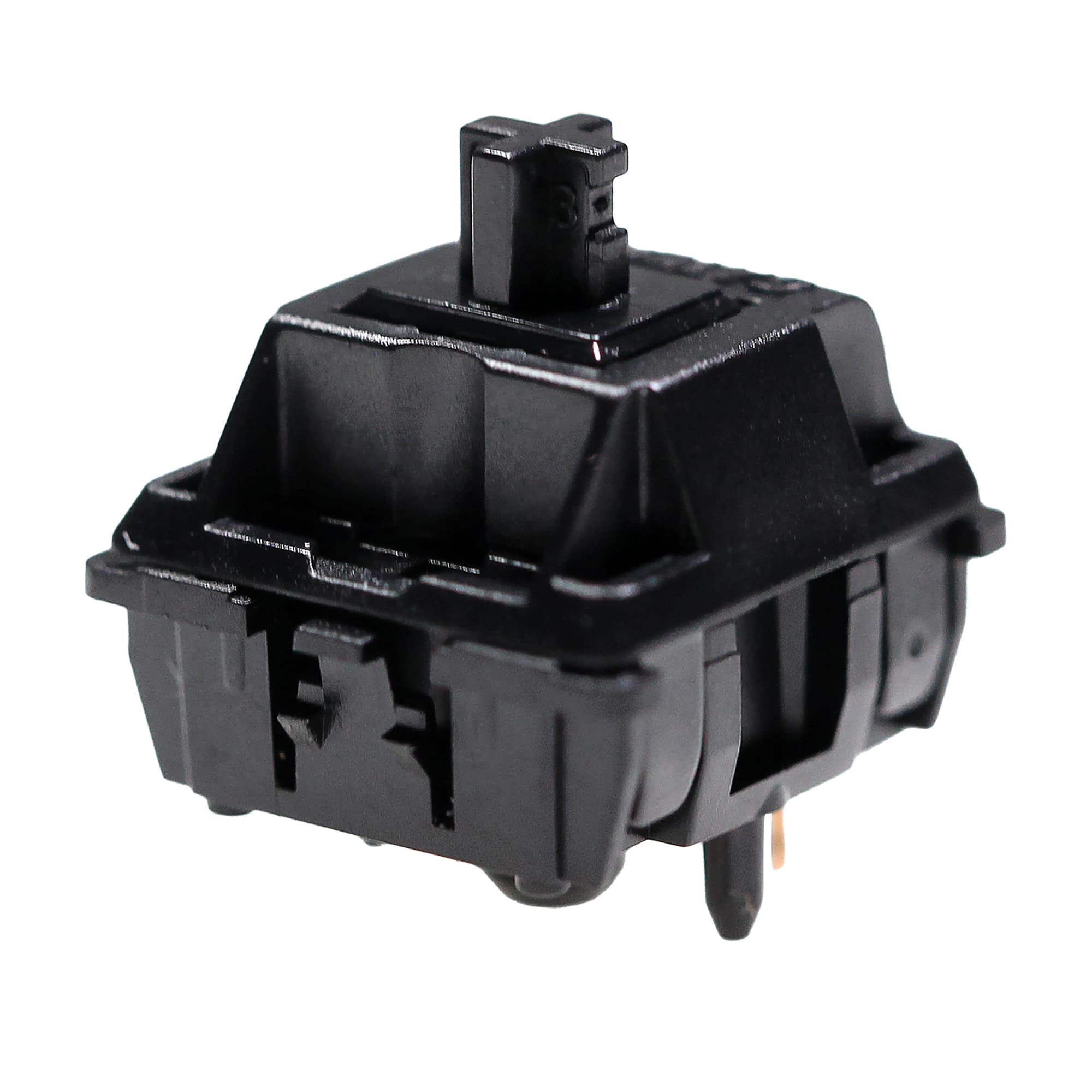 35 pz Gateron Oil King Interruttore Lineare 5pin RGB 65g mx POM stelo per tastiera meccanica 60 m Nero Placcato Molla Lunga Pre Lubrificato