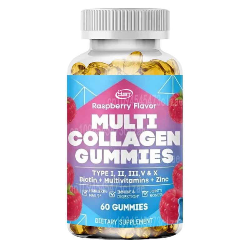 Collagen rubbers with biotin, proteins and various vitamins - for hair, skin, nails, immune system, digision, joints and bones