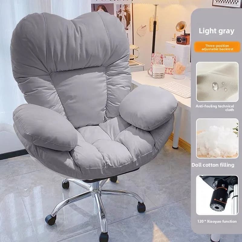 Sedia da ufficio ergonomica Comoda sedia da gioco Divano morbido Sedentario non stanco Fauteuil De Bureau Forniture per ufficio domestico