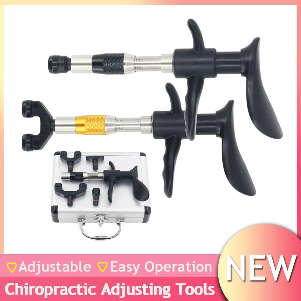 Manual Tools for Chiropractic Adjustment, Spinal Corrector, Pain Relief, Muscular Massage, Chiropractic Gun for Domestic Use