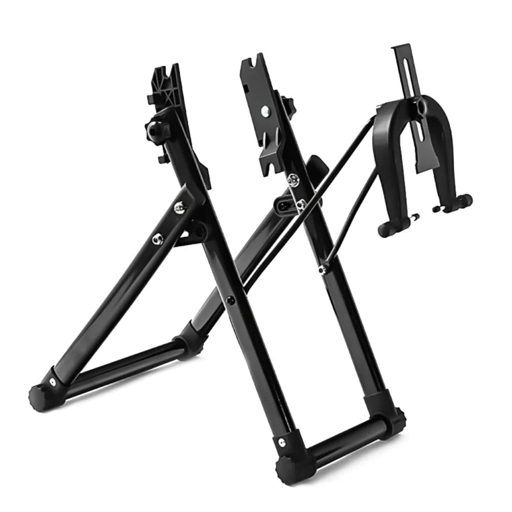 Supporto per centraggio ruote bici, tavolo pieghevole per regolazione cerchi, attrezzo compatto per riparazione bici, tavolo di regolazione rapida per ruote