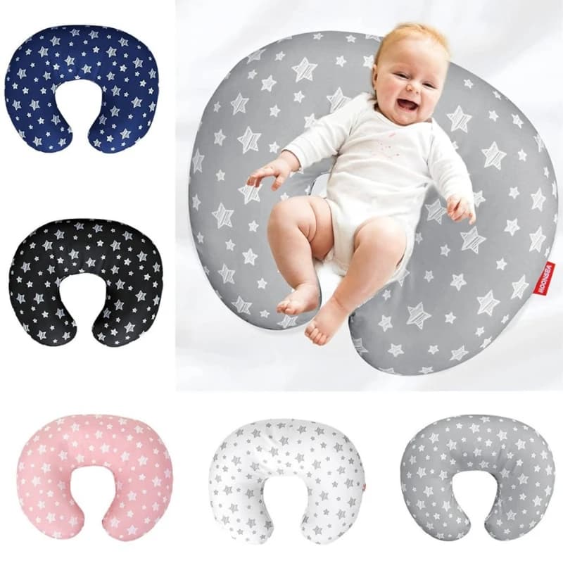 Baby Breastfeeding Pillowcase Elastic C-shaped Large Breastfeeding Pillow Multi functional Detachable Pregnant Pillow 43*63CM