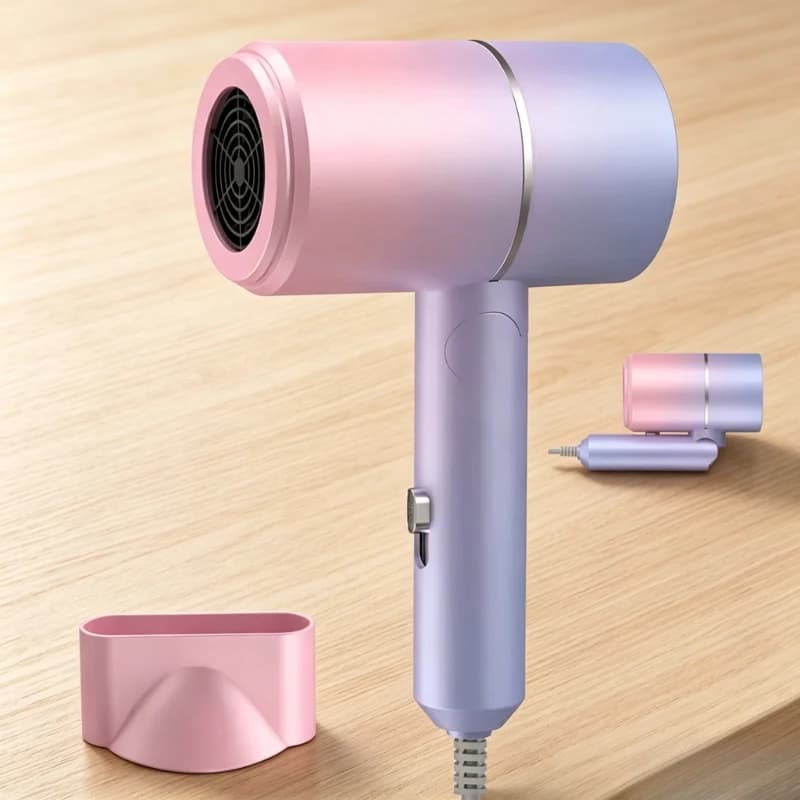 High Power Folding Hair Dryer, Quick Drying, Constant Temperature, Hair Care, Travel Laptop