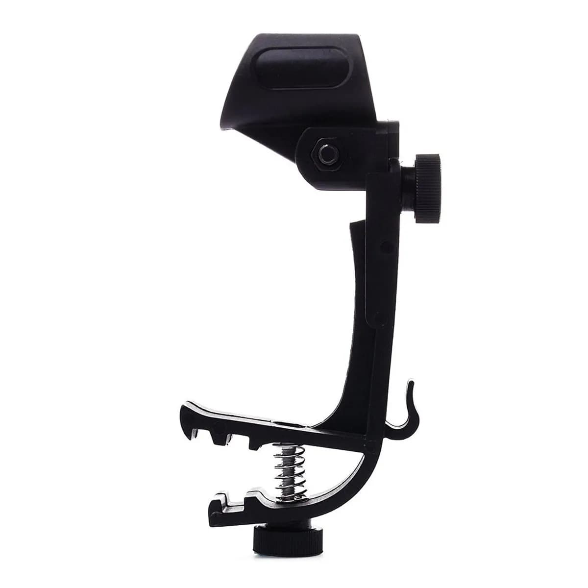 2 Pezzi Supporto Microfono Regolabile Anti-Vibrazione per Batteria, Morsetto Anti-Shock per Microfoni Palmari Compatibile con SM57