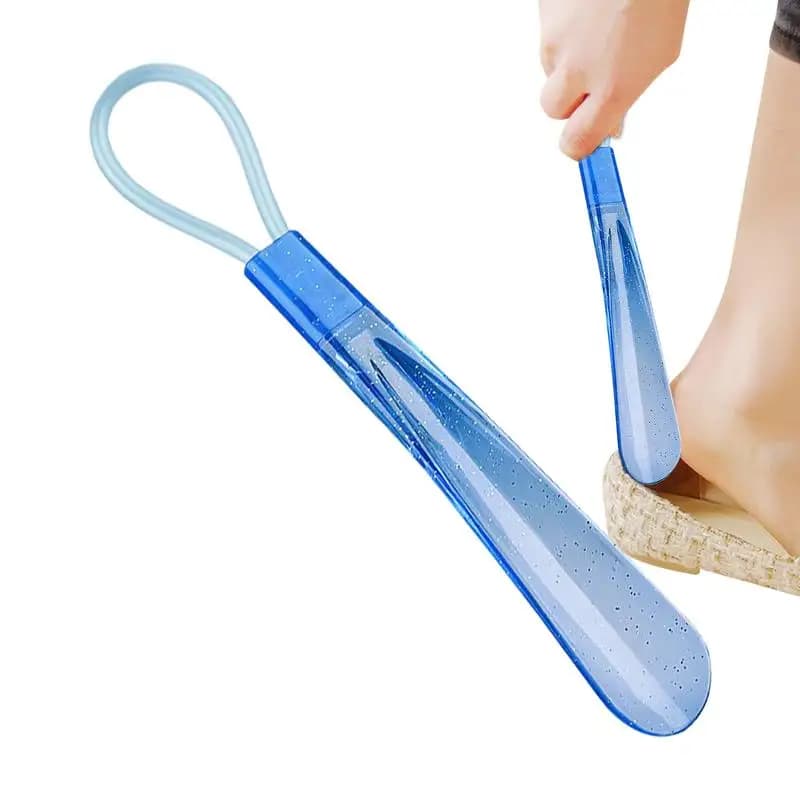 Shoe Horns Short Handle 21cm Shoe Horn Plastic shoe horn for seniors Shoe Spoon Professional Aid Tool Shoe Accessories