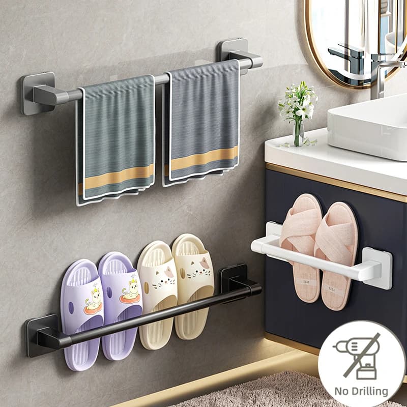 Portasciugamani a parete portasciugamani portasciugamani da bagno portasciugamani da bagno senza foratura portasciugamani da Bar orizzontale da bagno