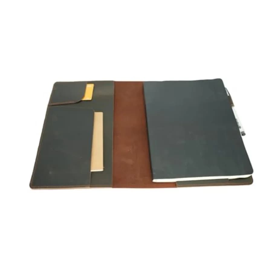 Distressed Leather Cover Compatible With Leuchtturm1917 Composition B5 7" x 10" Notebook Travel Journal Cover Refillable Writin